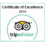 TripAdvisor Certificate Of Excellence 2019